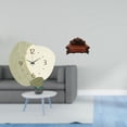 thumbnail image 2 of Reloj de pared silencioso de dibujos animados, decoración para cocina, oficina, con sofá en miniatura, modelo de silla, accesorio DIY, m, 2 of 8