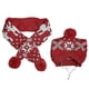 thumbnail image 1 of Gorro y bufanda de punto para disfraz de perro navideño, accesorios bonitos para disfraz de mascota, ropa cálida de invierno para gato, 1 of 5