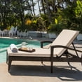 thumbnail image 5 of 74 x 23 x 3 Waterproof Outdoor Chaise Lounge Cushion for Patio Lounge Chair Cushion Replacement - Set of 2, Peachy Tan, 5 of 9