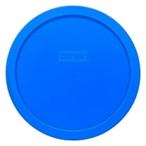 Pyrex Replacement Lids Set Of 6 | Blue Plastic Snap Lids For 7200-PC, 7201-PC, 7402-PC Bowls
