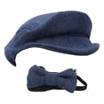 thumbnail image 1 of Accesorio de fotografía Jadeshay gorra plana sombrero de caballero para bebé 0 a 1 mes, 1 of 14