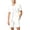 White, variant on Men’s Short Sleeve Suit Set – Single-Breasted Jacket & Tailored Shorts for Summer Casual, Party, or Work