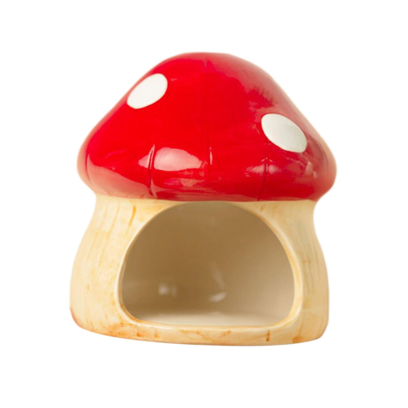 Ceramic Hamster House Hamster Hideout Cute Food Feeding Bowl Shaped for Ferret Dwarf Hamster Small Animals Hedgehog Hamster House L