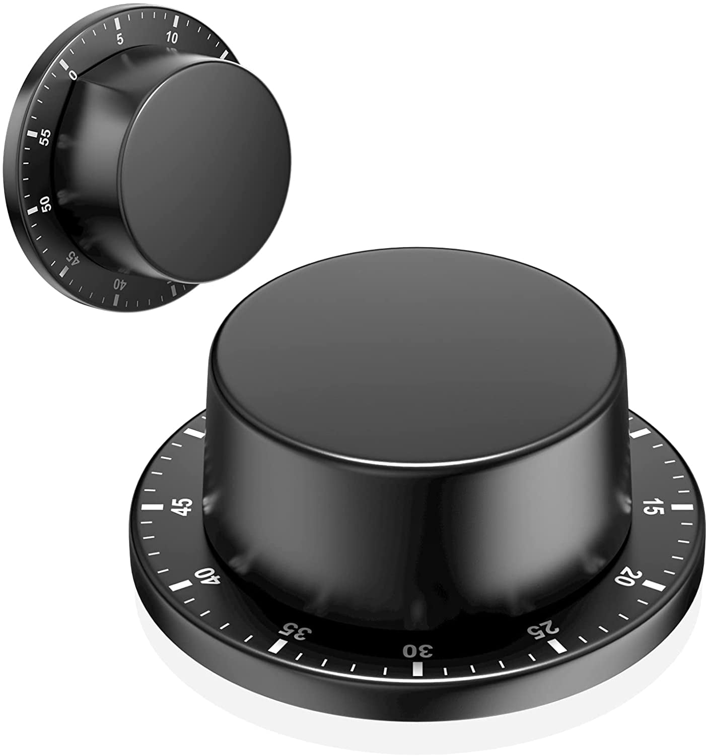 Tianlu Mechanical Kitchen Timer, Adsorbable Timer, Waterproof Stainless Steel Reusable