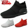 thumbnail image 3 of Men's Athletic Slip On Sneakers Casual Jogging Walking Outdoor Running Shoes Gym, 3 of 7