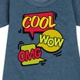 thumbnail image 3 of Instant Message - Pop Art Bubbles - Toddler & Youth Girls Fleece Dress, 3 of 6