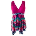 thumbnail image 1 of Traje de baño de mujer con estampado de mariposa de Color degradado Multicolor a la moda para mujer Fridja  nalpqowj59080, 1 of 7