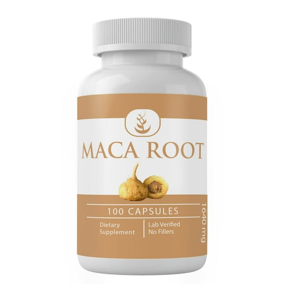 PURE ORIGINAL INGREDIENTS Maca Root, 100 Capsules Always Pure, No Additives Or Fillers, Lab Verified