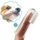 thumbnail image 1 of Kit de cepillo de dientes para perros, cepillo de dientes para perros, gatos, cachorros, con capa de cerdas de silicona, transparente, 10 piezas, 1 of 5