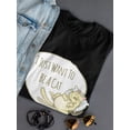 thumbnail image 3 of I Just Want To Be A Cat Kitty Design Women T-Shirt, Female XX-Large, 3 of 4