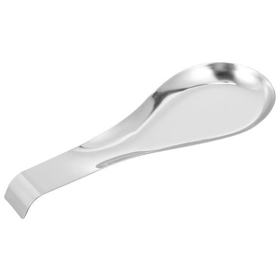 Stainless Steel Spoon Rest Counter Tray Nonslip Scoop Pad Mat Silicone Kitchen Supplies Cushion
