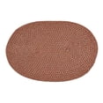 thumbnail image 2 of Better Trends Palm Spring Braid Collection is Durable & Stain Resistant Reversible Indoor Area Utility Rug 100% Polypropylene in Vibrant Colors, 36" x 60" Oval, Rust, 2 of 5