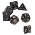 thumbnail image 4 of Juego de Dados DND Dados de Poliedro de Números Dorados de Varios Lados para Juegos de Mesa Interactivos de Mazmorras y Dragones Suministros Escolares ANGGREK Otros, 4 of 8