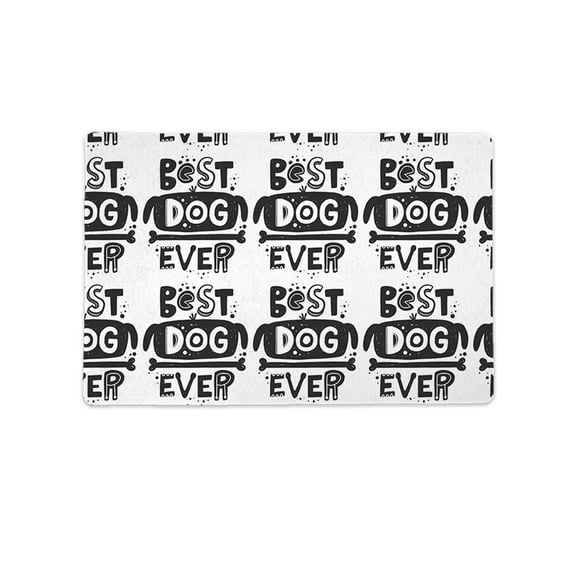 Best Dog Ever Mat Rectangle -Image by Shutterstock,