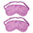 thumbnail image 1 of EeaseCA 2 Pcs Pure Silk Sleep Mask Sleep Eye Mask Sleeping Eye Cover Night Cover Eye, 1 of 7