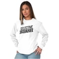 thumbnail image 3 of Sarcastic Attitude Selective Listener Plus Size Long Sleeve Graphic Tee Shirt Brisco Brands 3X, 3 of 5