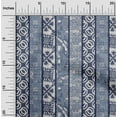 thumbnail image 2 of oneOone Polyester Spandex Blue Fabric Block Print Craft Projects Decor Fabric Printed By The Yard 56 Inch Wide, 2 of 4