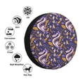 thumbnail image 4 of Sikiie Snake And Floral PVC Leather Spare Tire Wheel Cover Spare Tire Cover, for Car Truck SUV Camper Trailer Universal Fit(14-17in)-17 inch, 4 of 6