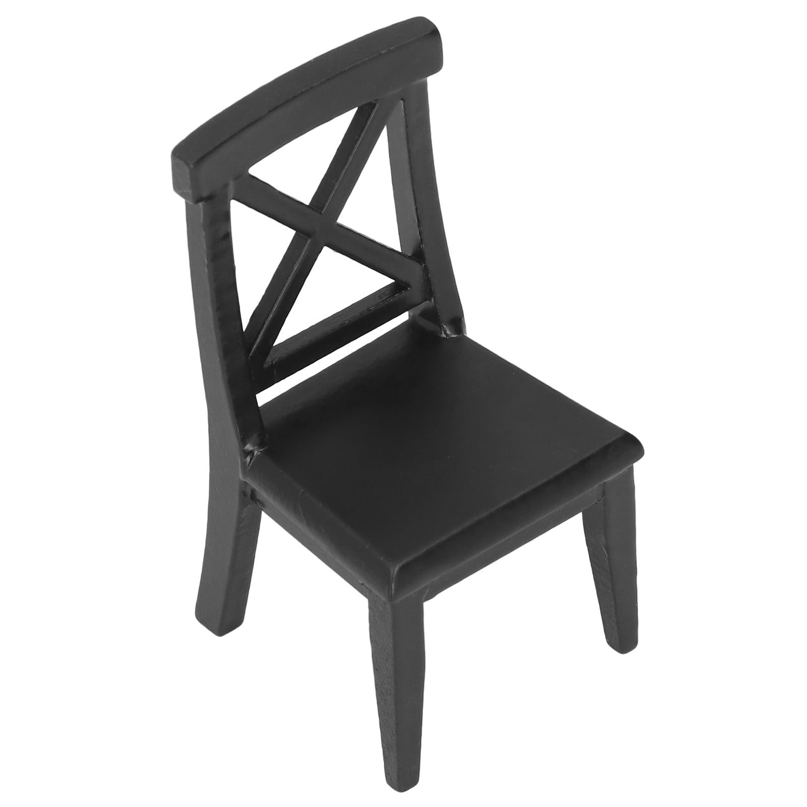 Tebru Black Dollhouse Chair,Dollhouse Dining Chair,112 Scale Dollhouse