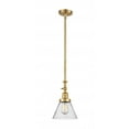thumbnail image 1 of Innovations 206-SG-G44-L-LED X-Large Cone 1 Light Mini Pendant part of the Franklin Restoration Collection, Satin Gold, 1 of 1