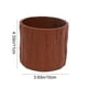 thumbnail image 3 of Maceta de plástico con corteza de árbol artificial para interior y exterior, ideal para suculentas, hierbas y cactus. Disponible en 4 colores., 3 of 5