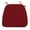 Brick Red*2, variant on Chair Cushion with Ties for Dining Chairs - Memory Foam Non Slip Kitchen Chair Pad and Dining Seat Cushion with Machine Washable Cover Set of 4 [16.1 x 17.3 Inches] (Red, 1)