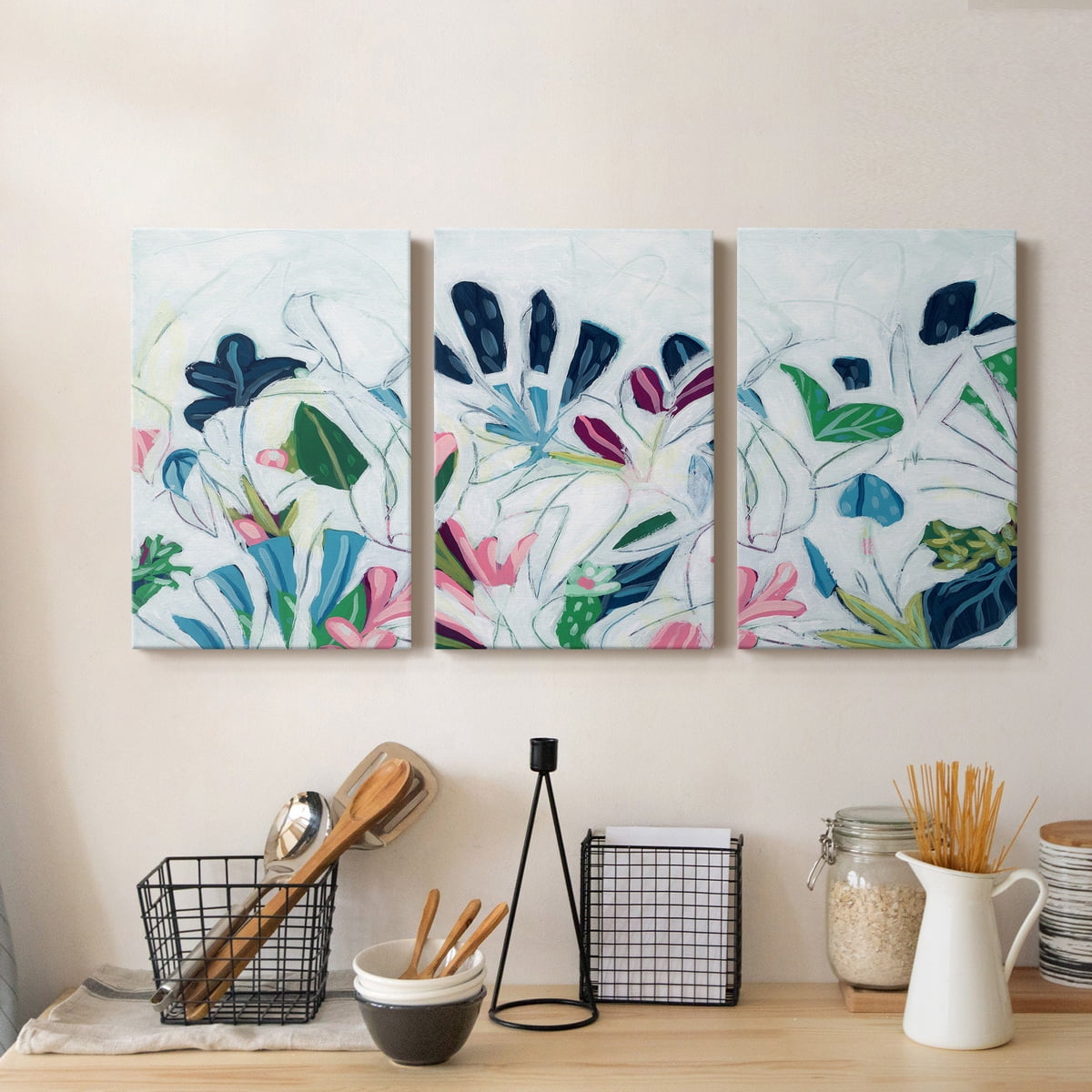 Tropical Trace III Premium Gallery Wrapped Canvas - Ready to Hang - 8 x 12 Each