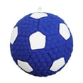 thumbnail image 3 of Pelota divertida para mascotas, juguete interactivo resistente para perros, juguetes de limpieza de dientes para masticar, látex seguro para perros pequeños y medianos, fútbol L, 3 of 5