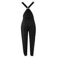 thumbnail image 4 of Women's Brushed Bib Overalls Adjustable Suspenders Winter Ski Pants, 4 of 6