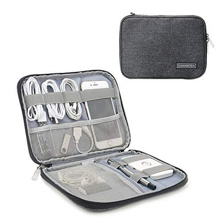 Electronics Travel Organizer, Gadgets for Men GANAMODA Small Bag tech Accessories Travel case Cord Organizer for Hard (Best Mens Tech Gadgets)