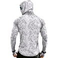 thumbnail image 3 of UPF 50+ Compression Hoodies for Men Long Sleeve Performance Fishing Hooded Shirt with Integrated Mask Outdoor Fishing Gear, 3 of 6