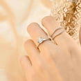 thumbnail image 6 of SHELOVES Wedding Rings for Women Solitaire Round Cz Engagement Ring Set 925 Sterling Silver Size 9, 6 of 7