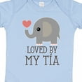 thumbnail image 4 of Inktastic Tia Loves Me Baby Elephant Boys or Girls Baby Bodysuit, 4 of 5