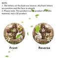 thumbnail image 4 of Wzzjkit Home Decor Easter Bunny Wall Decorations Window Porch Hanging Sign with String, 4 of 7