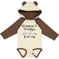 thumbnail image 3 of Inktastic Grandma and Grandpa Love Me Heart Grandchild Boys or Girls Long Sleeve Baby Bodysuit, 3 of 5