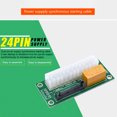 thumbnail image 1 of Add2psu ATX 24 pines a 4 pines/SATA Dual PSU fuente de alimentación Sync para BTC Miner Mining Ndcxsfigh Para estrenar, 1 of 8