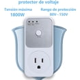 thumbnail image 4 of 1800w Protector de Voltaje para Refrigerador 2 Piezas,Supresor de Transientes,Regulador de Voltaje para TV y Refrigerador,Enchufe Americano 120v,Regulador de para Microondas y Lavadora, 4 of 7