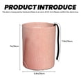 thumbnail image 3 of Wukai Pig'S Tail Print Car Trash Can - Easy to Clean Hanging Garbage Bin - Removable Liner - Leak-Car Garbage Can - Waterproof Trash Can for Car and SUV, 3 of 7