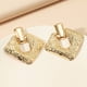 thumbnail image 1 of Pendientes de clip dañados geométricos de plata de oro mate para mujer Pendientes de clip largos para mujeres y niñas-2 piezas, 1 of 5