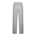 thumbnail image 5 of BLVB Womens Ribbed Wide Leg Lounge Pants with Pockets Casual Comfy Loose Soft Knit Pajama Pants Fall Winter with Drawstring, 5 of 6