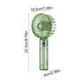 thumbnail image 3 of Qocolhg Portable Handheld Fan Rechargeable, High Speeds Strong Wind Mini USB Personal Fan Ventilator with Large Capacity Battery, Clear Small Fan for Girls Women Kids Travel, Green, Clearance, 3 of 6