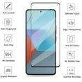 thumbnail image 2 of Pour Redmi Note 13 5G Protecteur d'Écran en Verre Trempé Couverture Complète -Bomveson, 2 of 5