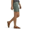 thumbnail image 3 of Women's Lee® Chino Walking Shorts Color: Fort Green Size: 16 AVG/REG, 3 of 4
