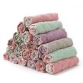thumbnail image 3 of Zeus 5Pcs Double-sided Water Absorbent Kitchen Dish Washing Cleaning Cloth Hand Towel, 3 of 7