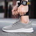 thumbnail image 2 of EKRBXA Knit No-Tie Sneakers, Lightweight Breathable Mesh Walking Shoes, Non-Slip Comfort Casual Athletic Shoes for Gym & Everyday Wear, 2 of 6