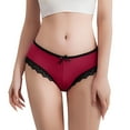 thumbnail image 4 of Sngxgn Women Floral Lace Panties Underwear High Waist(A,M), 4 of 5