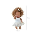 thumbnail image 4 of onlyliua Liquidación de Ahorro de Verano Muñeca Negra de 14 Pulgadas, Muñeca de Esmalte Completo, Muñeca, Marioneta, Cabeza de Explosivos, Muñeca de Esmalte, Juguete para Niña, Regalos de Cumpleaños, 4 of 6