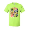 thumbnail image 3 of Neon Lab Dog Lover Shirt | Labrador Dogs Speak To Those Who Listen | Dean Russo Art Animal Lover Men's T-Shirt, Safety Green, Large, 3 of 6
