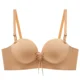 thumbnail image 5 of Sujetador de verano de estilo francés, busto pequeño inalámbrico, aspecto grueso, Sexy, push-up, antiflacidez, sin costuras, para uso activo, 5 of 5
