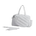 thumbnail image 2 of koolsoo Sac de Sport Tennis pour Femmes, Rangement Raquette Résistant à l'Eau avec Compartiment à Chaussures et Poche Humide, Sac de Week-End Tennis Gris, 2 of 9